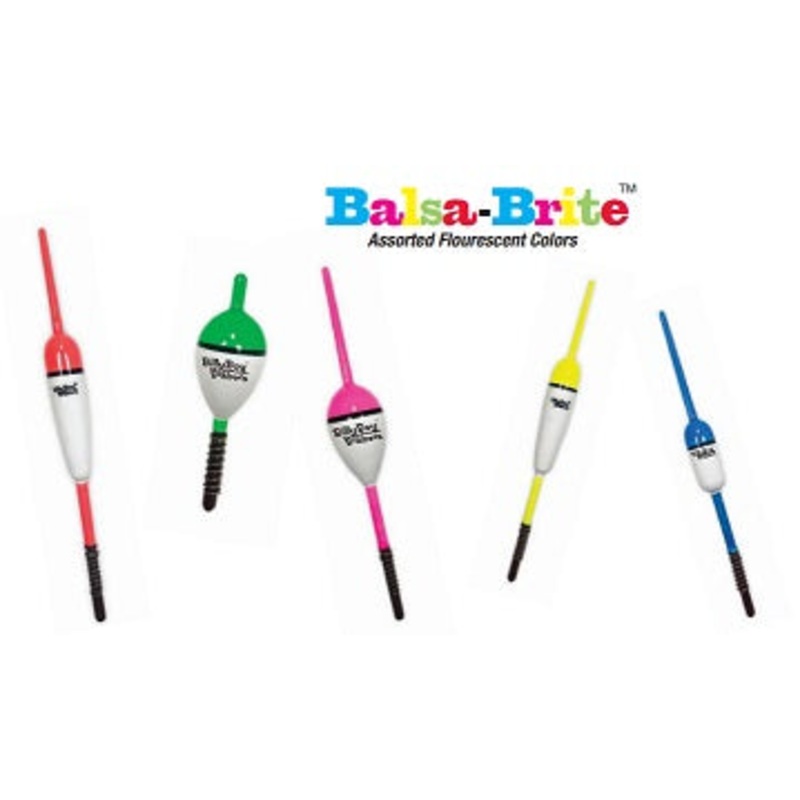 Betts Balsa Spring Float 3/4" 18ct Assorted Brite