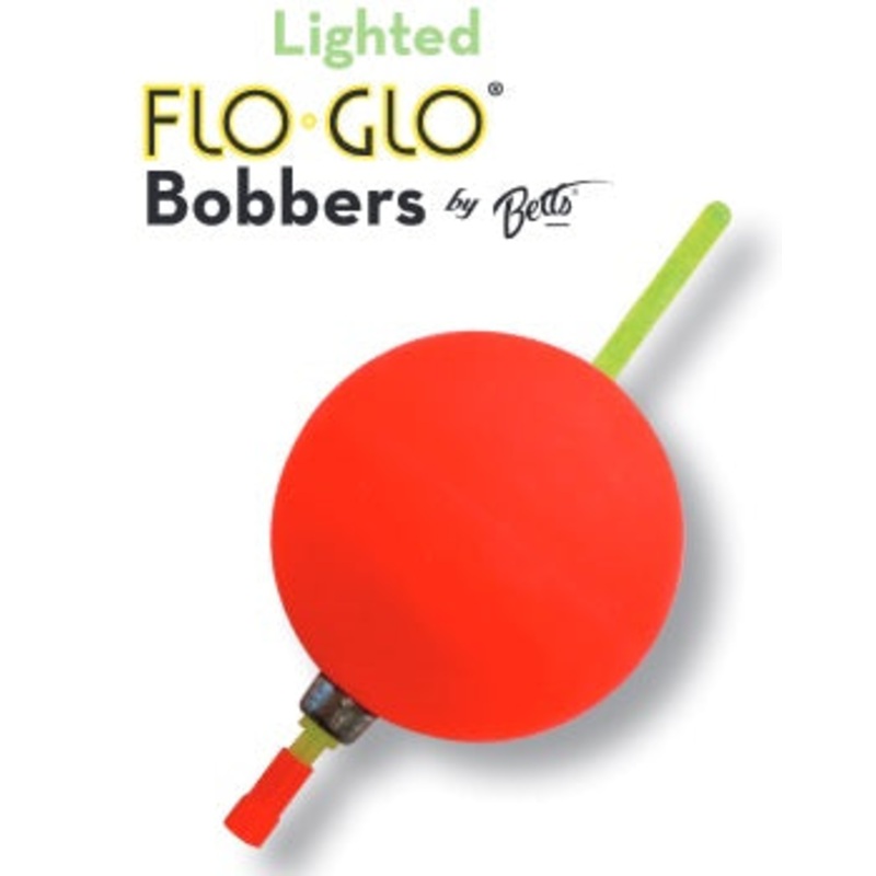 Betts Catfish Fanatic Float Round Wtg Snap-On 3" Red