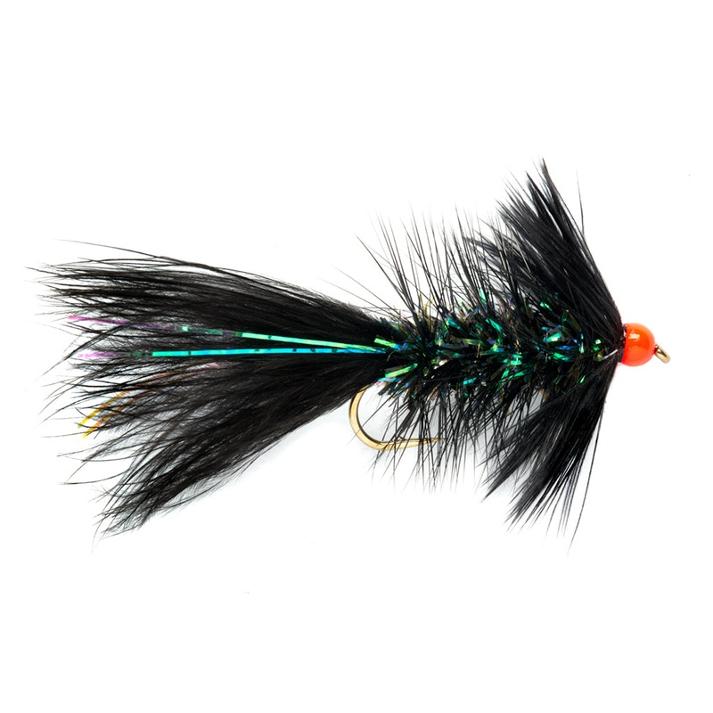 Shimmer Bugger - Black & Orange Bead