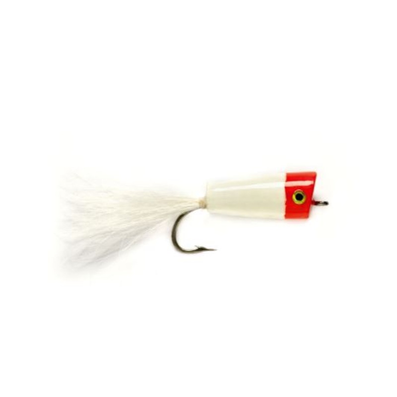 Skipping Bug Popper - Red & White 2/0