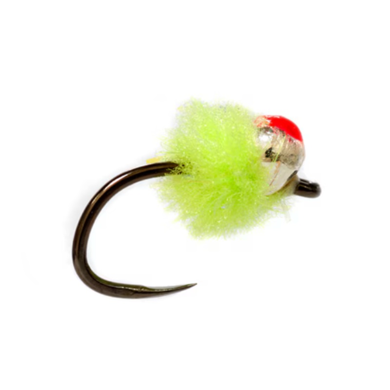 Crostons Tungsten Mini Egg - Cucumber Barbless (Red Dot)