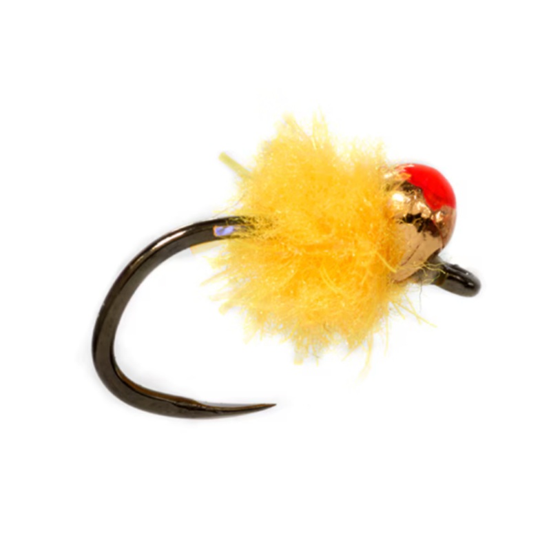 Crostons Tungsten Mini Egg - Sunburst Barbless (Red Dot)