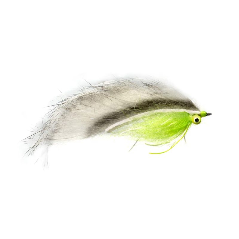 Moore's Hi-Lo - Chartreuse & White - Brass