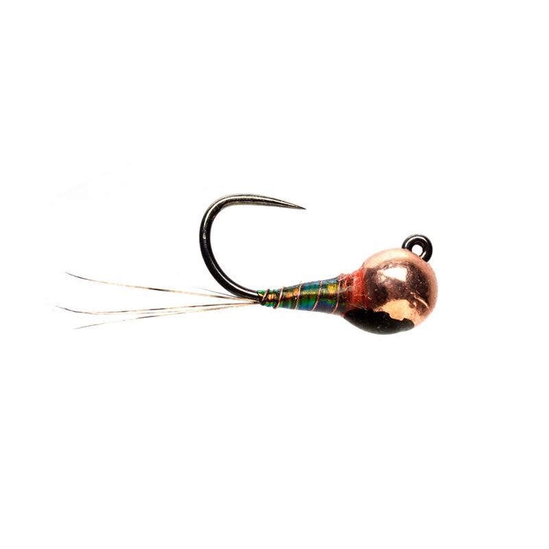 Olsen's Diabaetis Perdigon - Dark Copper & Copper Bead - Barbless