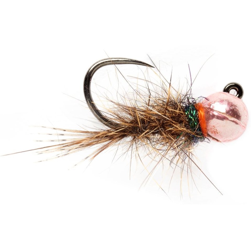 Roza's Pink Hare's Ear Jig - Barbless