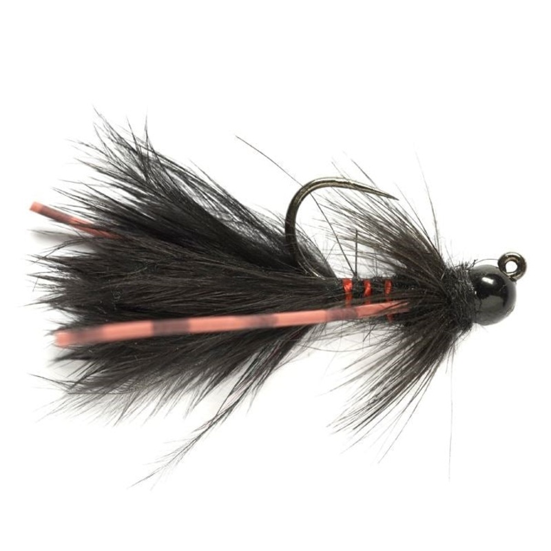 Tungsten Jig Bugger - Black - Barbless