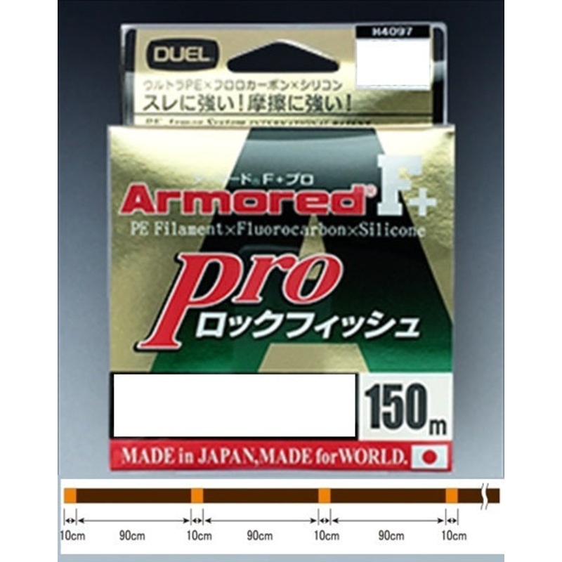Duel Armored F+ Pro  Rock Fish 150m #1.5