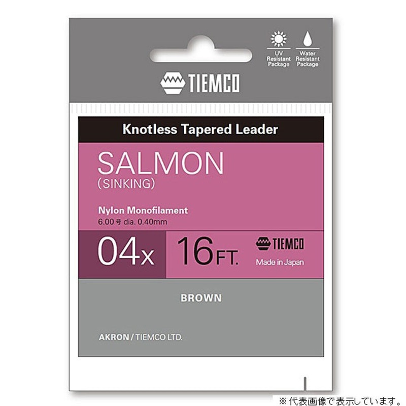 Tiemco Salmon Leader Sinking 16FT 2X