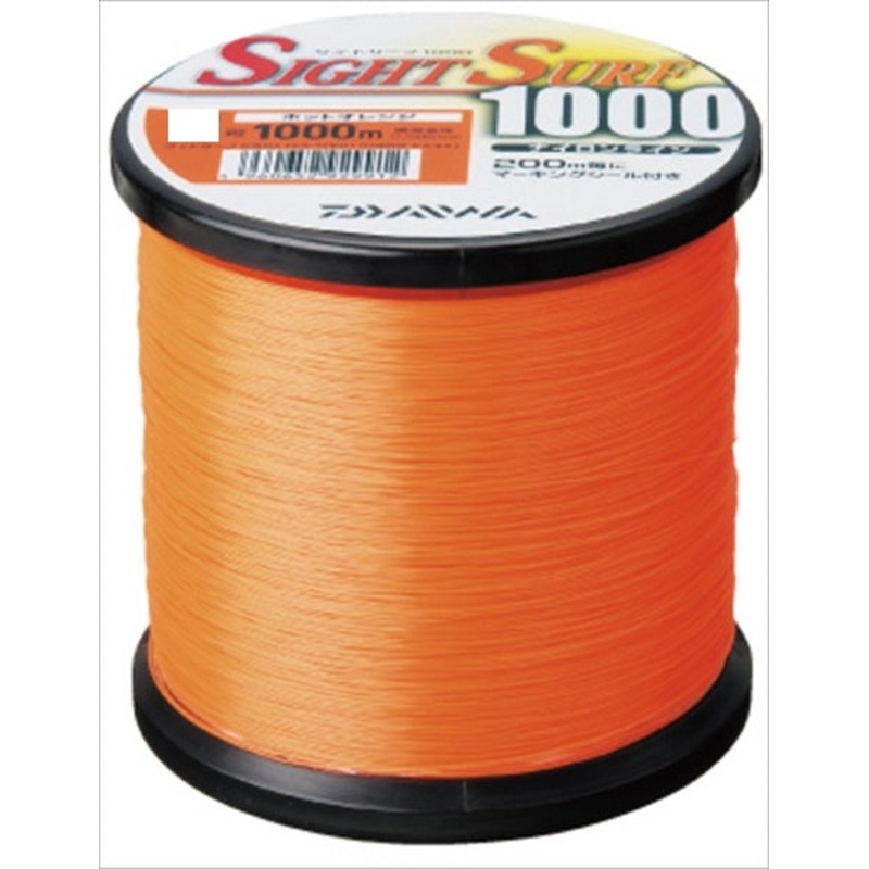 Daiwa Sight Surf 2 Hot Orange #4 1000m