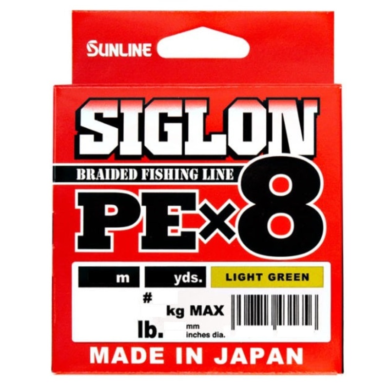 Sunline Siglon PE X8 150m Light Green #0.8 12lb