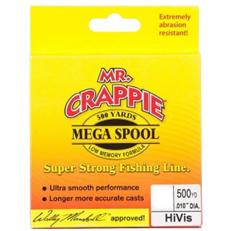 Lews Mr Crappie Mono Line 500yd 8lb HiVis