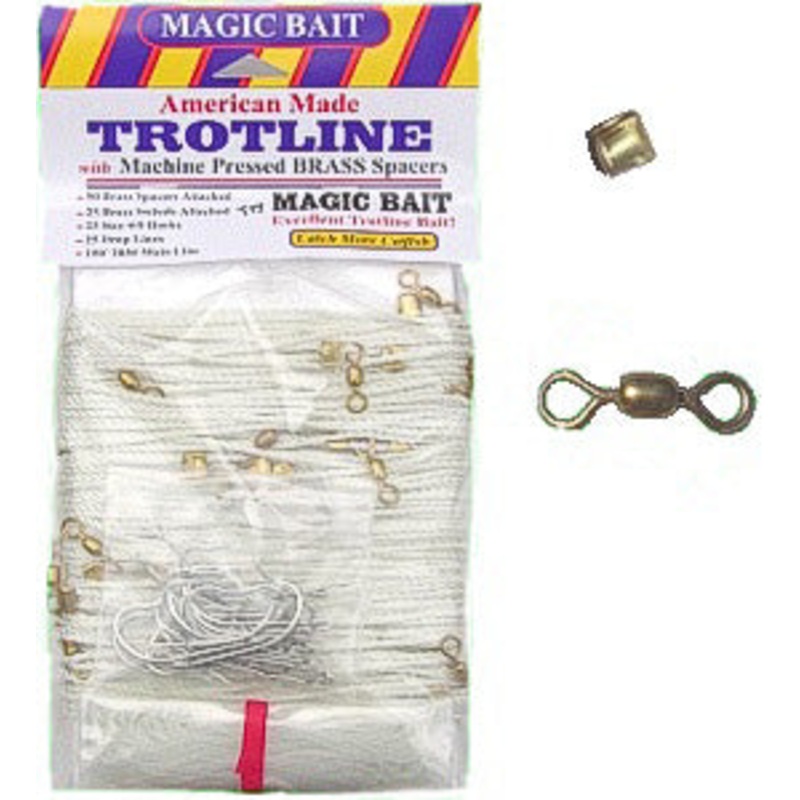 Magic Bait Trot Line 100ft 20 hooks Size 4/0