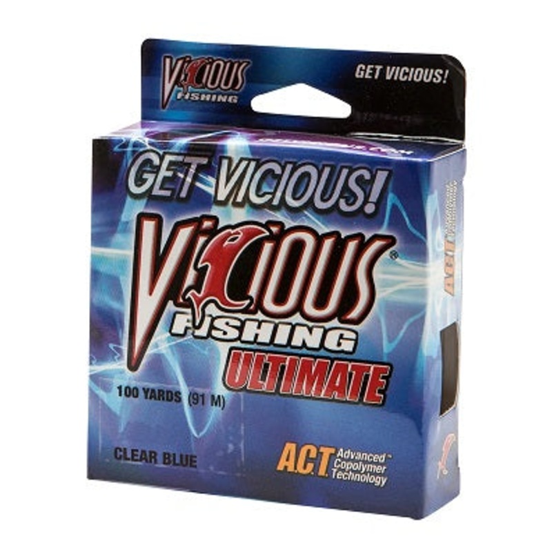 Vicious Ultimate Clear/Blue 100yd 4lb