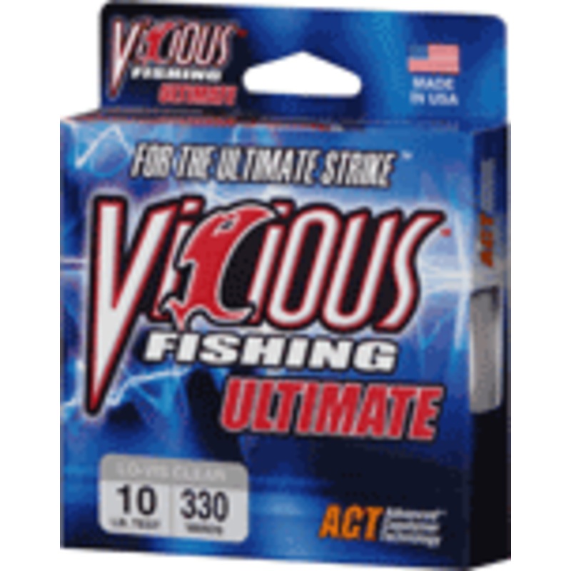 Vicious Ultimate Clear/Blue Mono 330yd 12lb