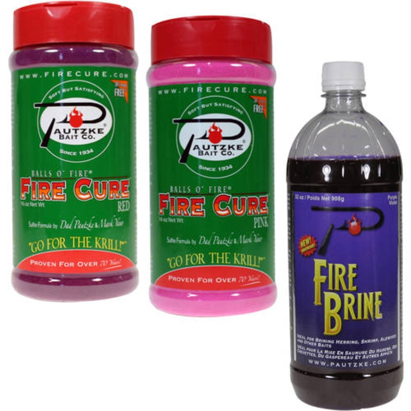 Pautzkes Bait Balls O' Fire Cure Fish Egg Cure - Pink