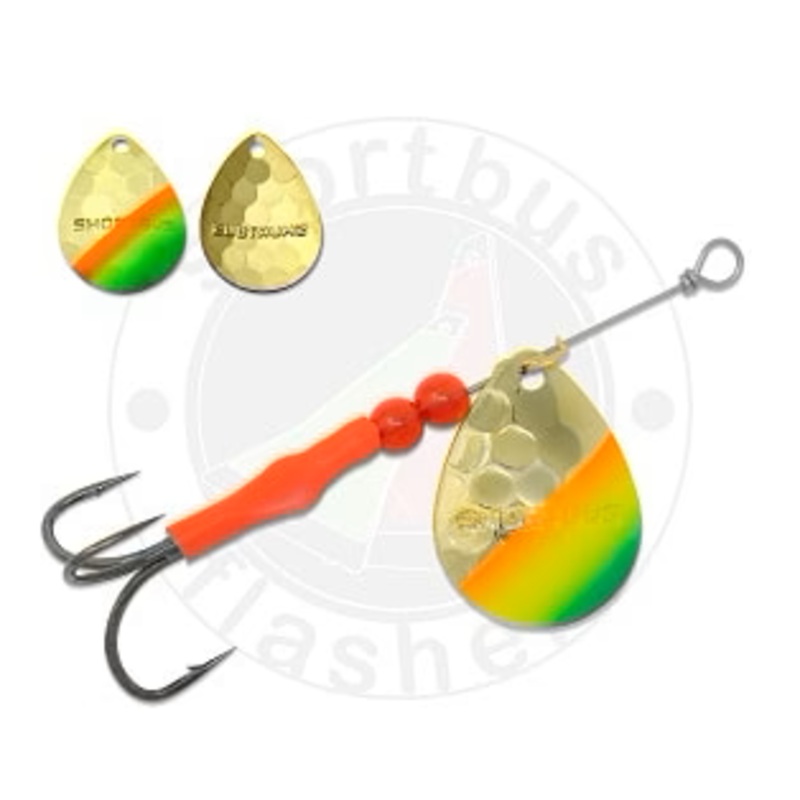 Shortbus Flashers 3.5 Colorado Spinner - Gold Mexican Hat