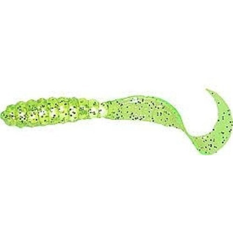 Mister Twister 2" Chartreuse Flake Teeny