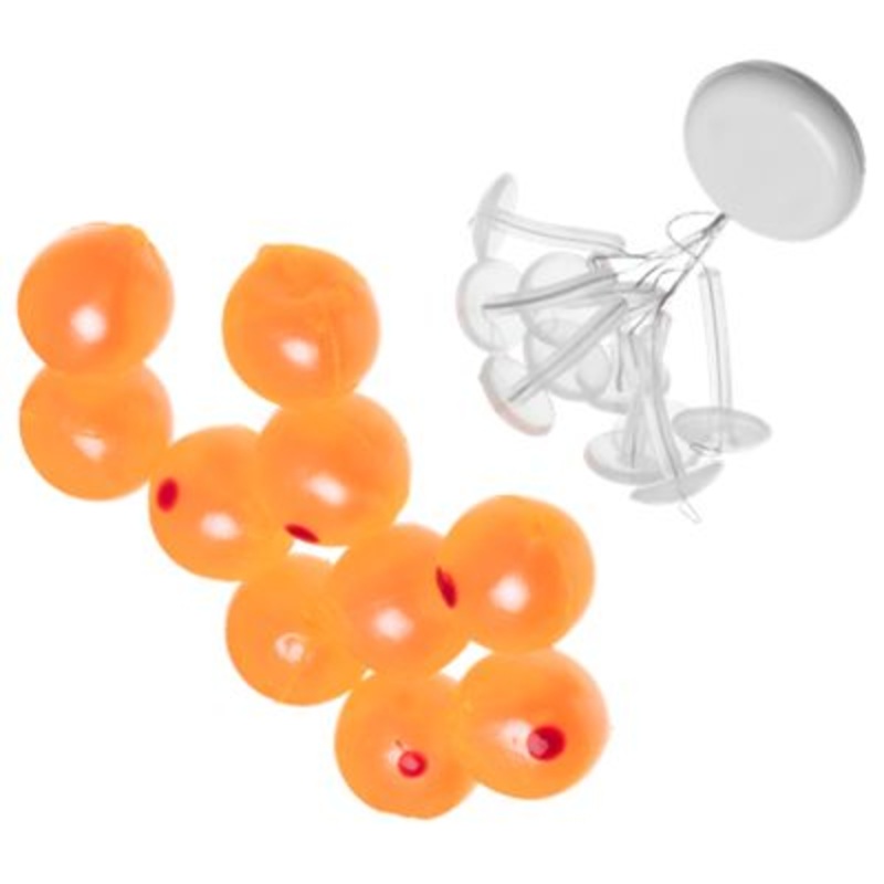 BNR Tackle Soft Beads - 16mm - Creamsicle Stinkeye