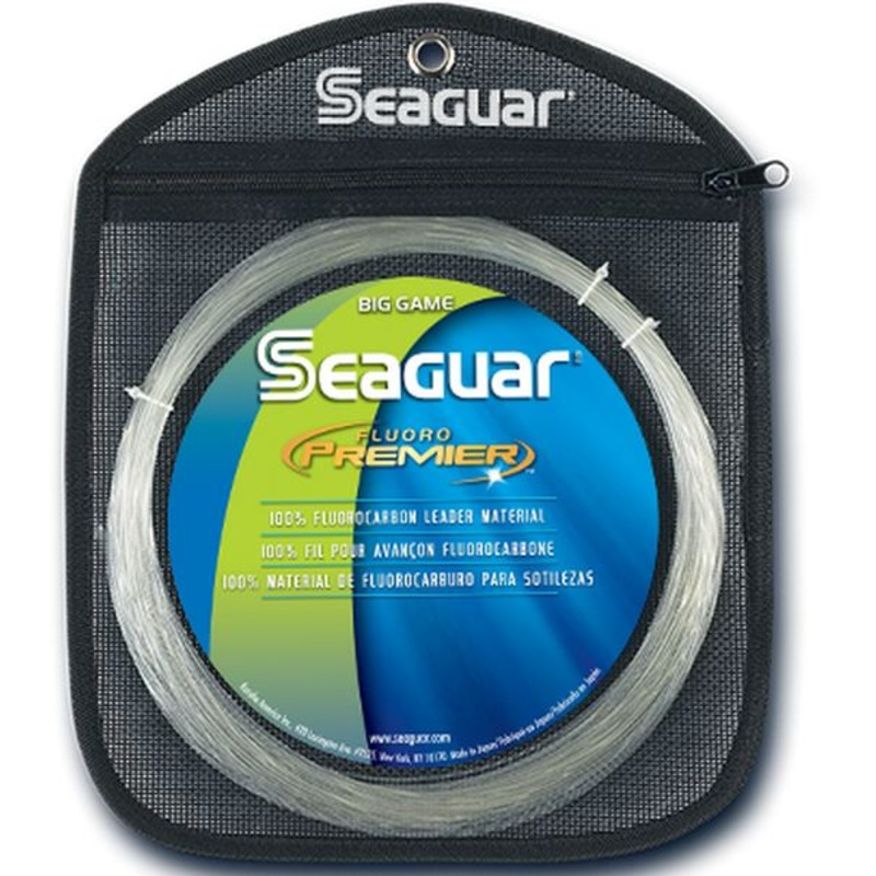 Seaguar Fluoro Premier 100% Fluorocarbon Big Game Leader Coils