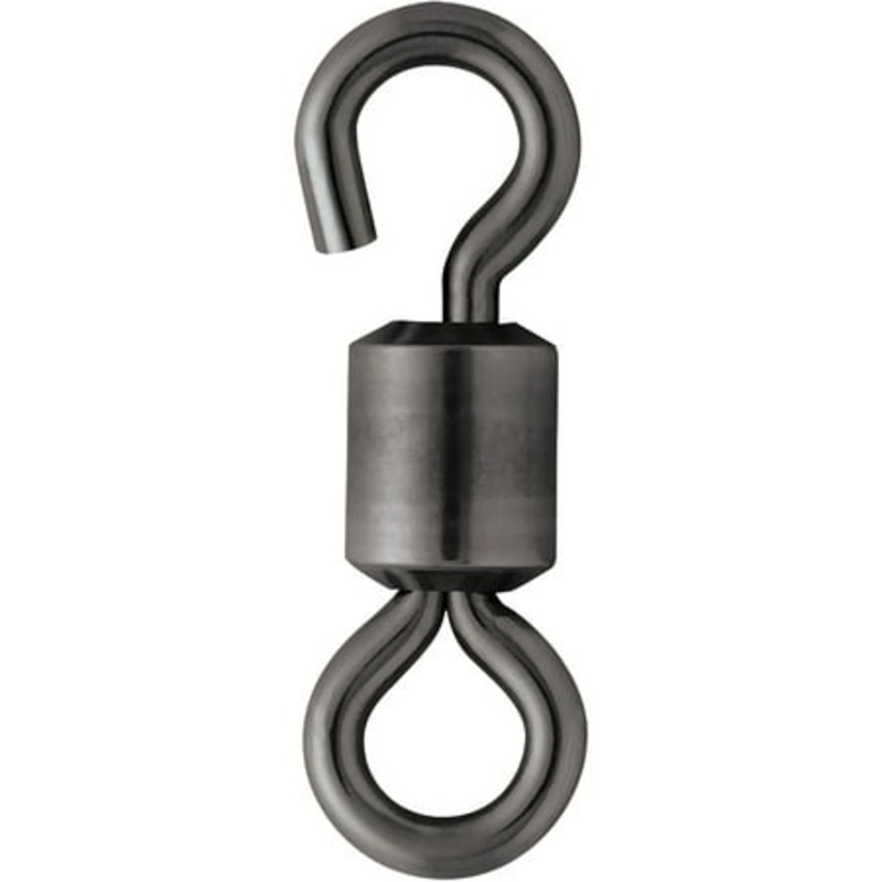Vmc Stainless Steel Open Eye Rolling Swivel - 4 - Black