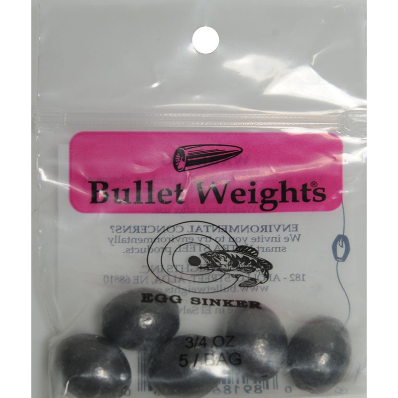 Egg Sinker Sz34Oz Ziplock 5Bg