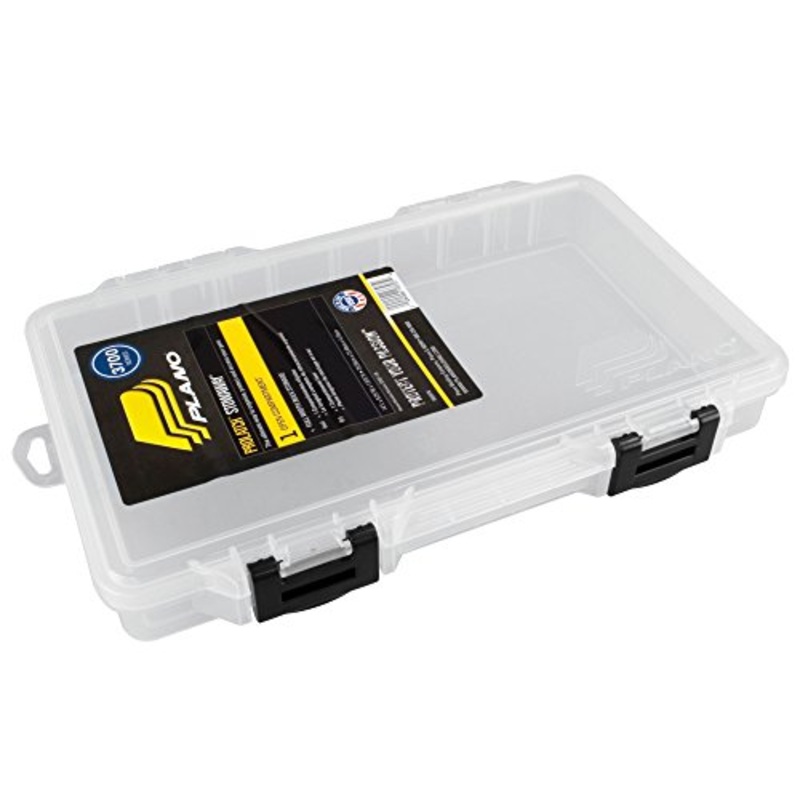 Storage Box with 1 Compartments, Plastic, 1 57/64 in H X 8.9 in W