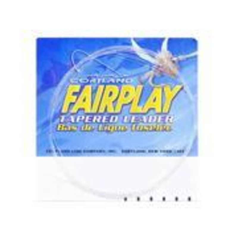 Cortland 605206 Fairplay Fly Leaders 3X 9  5.5 Lb