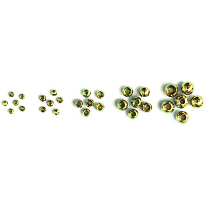 Cyclops Bead Eyes Brass ::: Fly Tying Material (Copper, 5/32" 3.8MM)