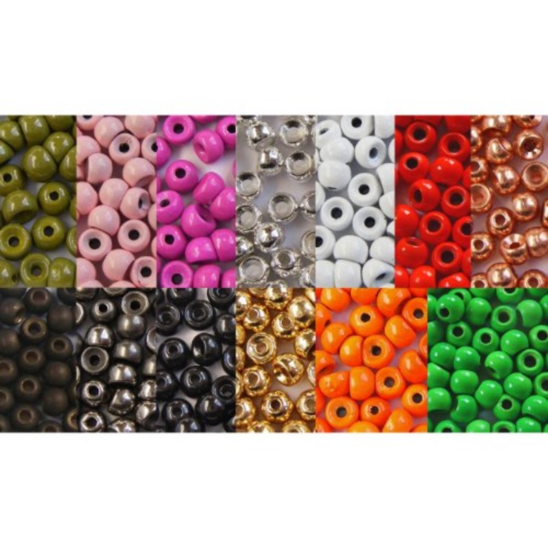 Hareline Cyclops Beads 3/32 Copper