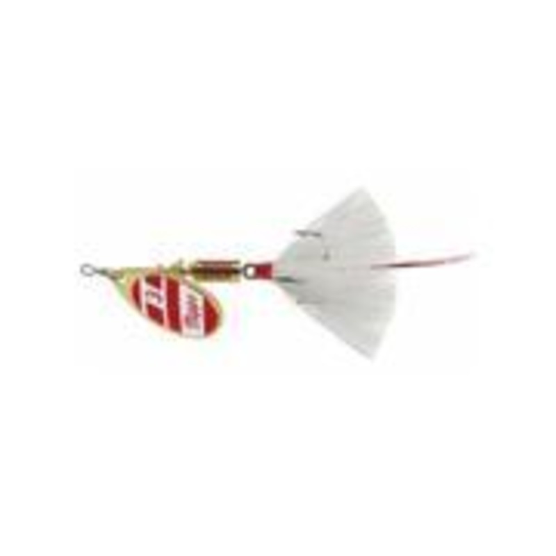 Mepps Aglia Dressed Spinner - 1/4 Oz. - Red White White