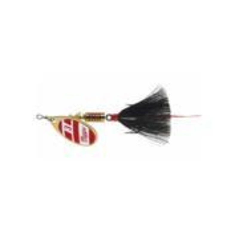 Mepps Aglia Size 3 Dressed Spin Bait 1/4 Oz Gold/red-white Black, B3st G/rw-bk