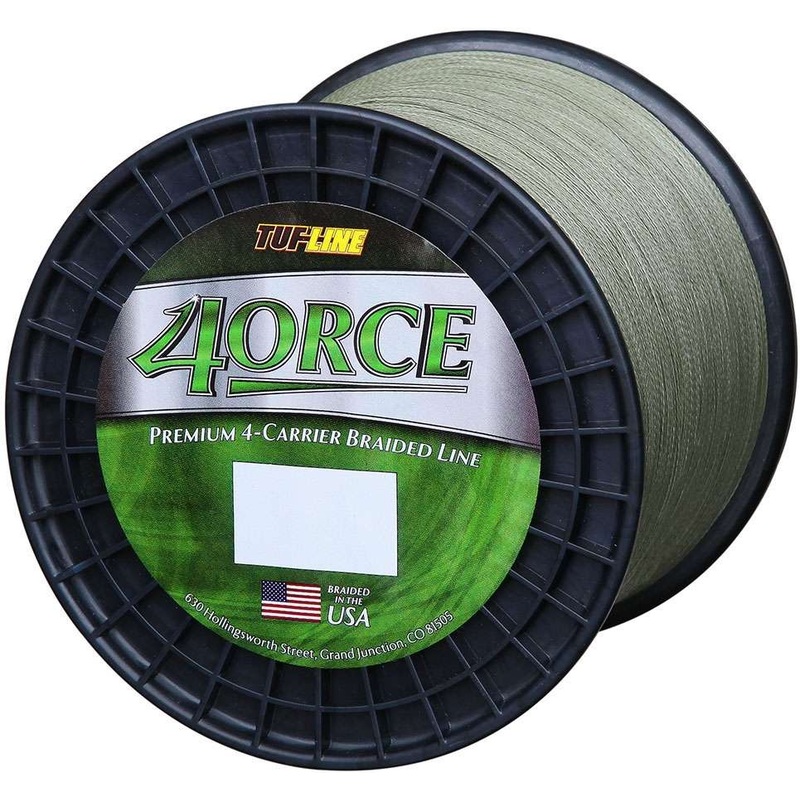 TUF-LINE 4ORCE Braided Line - Green - 2,500 Yd. (80 Lb.)