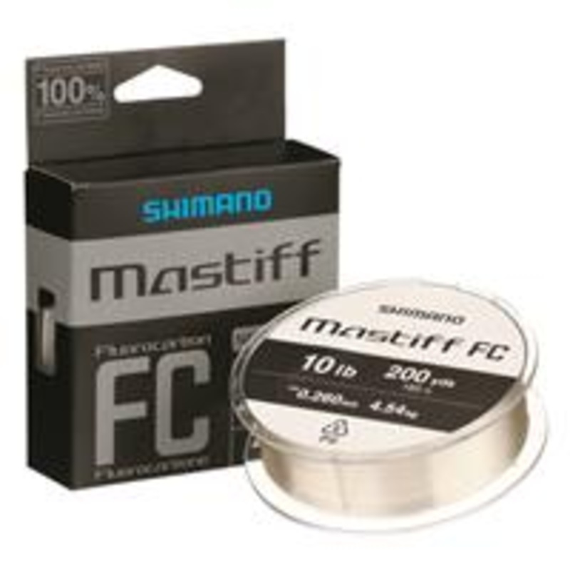 XXB Shimano Mastiff FC Fluorocarbon Line - 10lb - 200yds