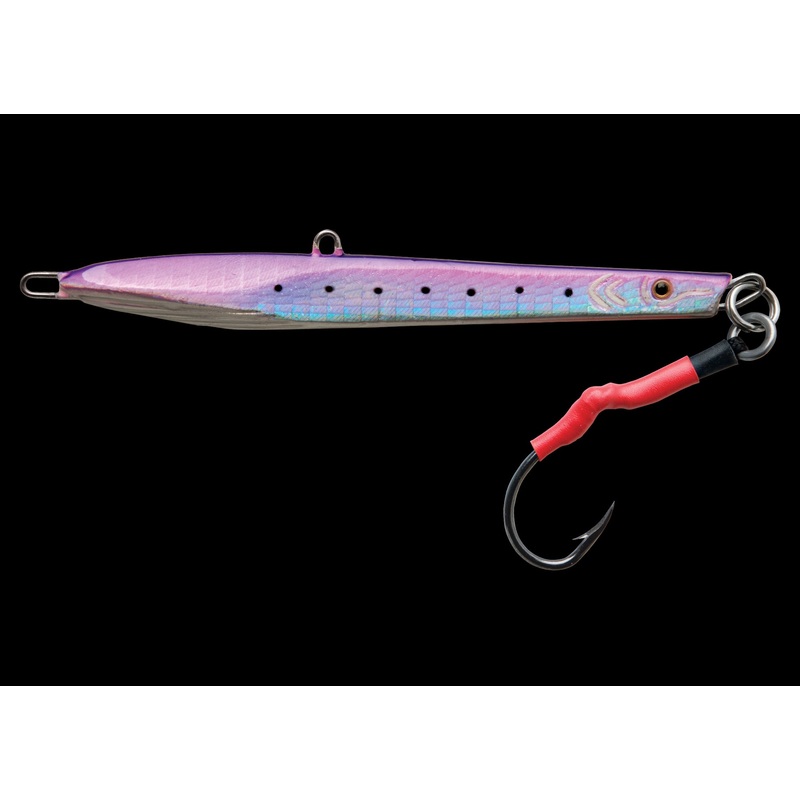 Williamson ASJ60PrpL Abyss Speed Jig 5  2 Oz 7/0 Assist Hook