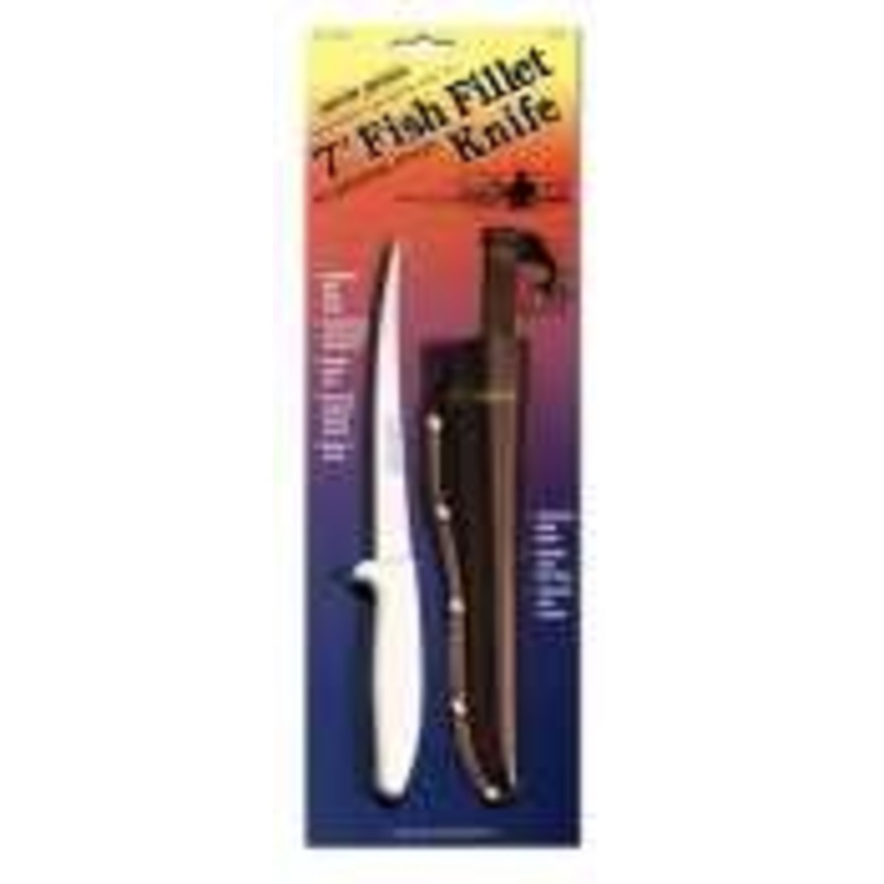 Dexter Russell S133N-7C SANI-SAFE 7 Fillet Knife W/ Polypropylene White Handle, Carbon Steel