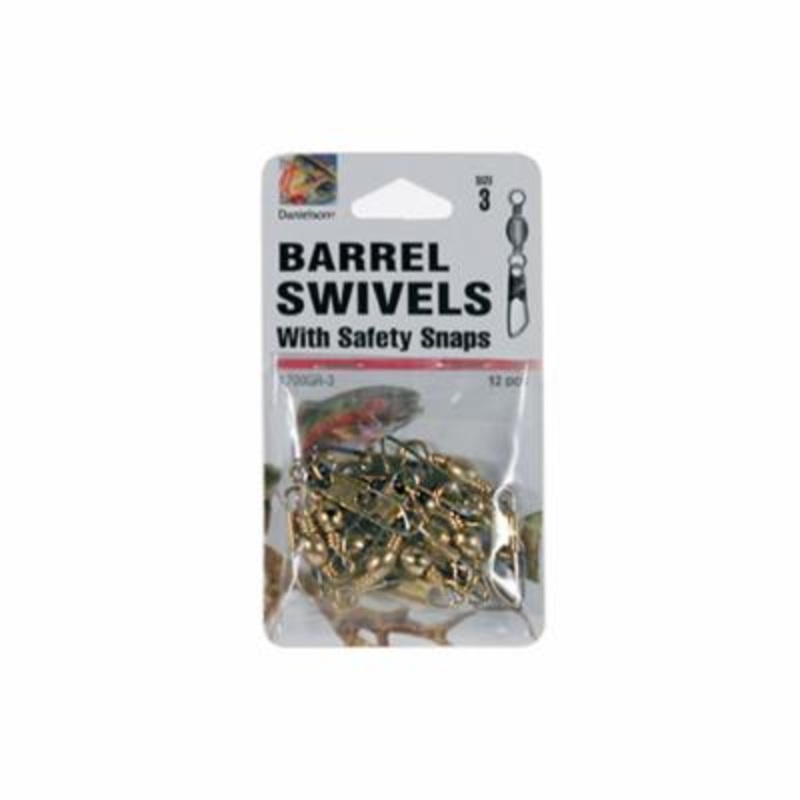 Swivel WSafety Snap Gross Brass Size 3 12PK ZZZ