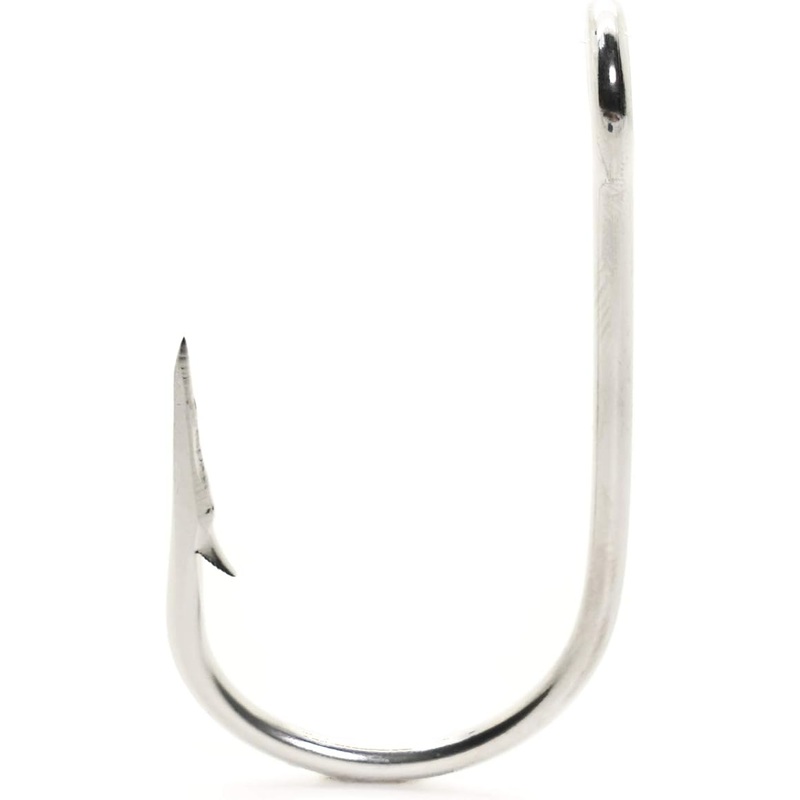 XXB Mustad 9510XXXS Salmon Siwash  3X Strong  Hollow Point  Open Ring Classic Hook - Stainless - 100 per Pack