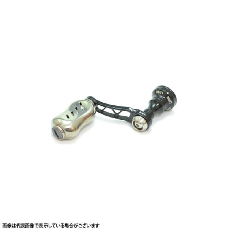 Livre F.V35-38 S Handle Fino Knob for Shimano S2 (Black P+Titanium G)
