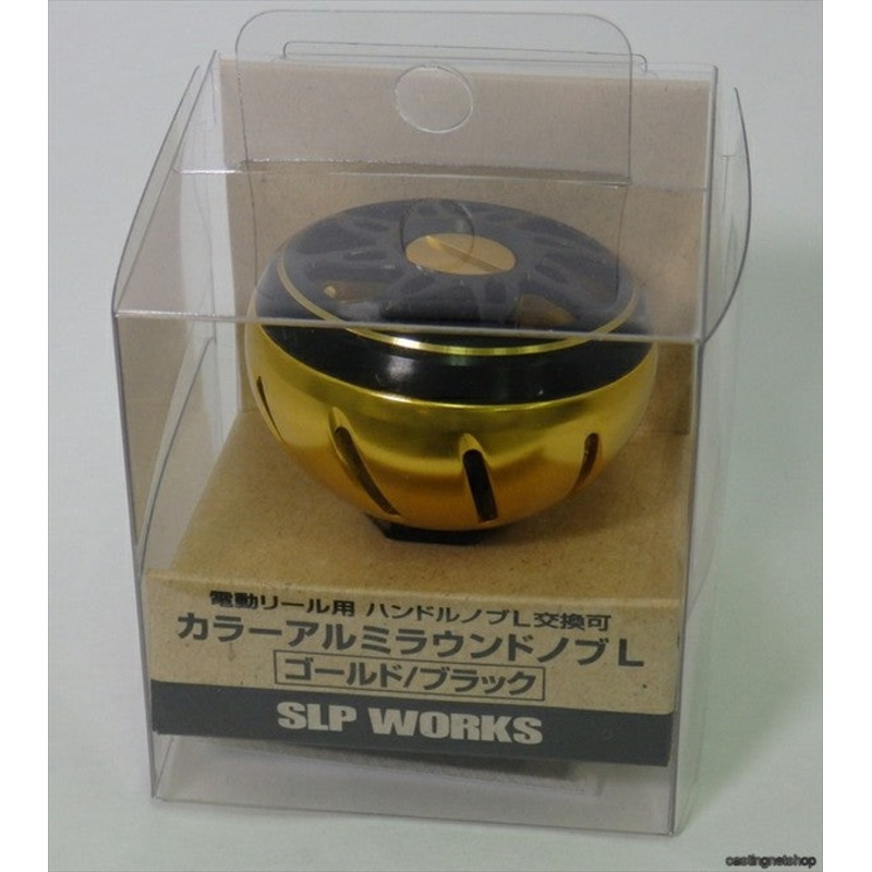 SLP Works Aluminum Round Knob L Gold