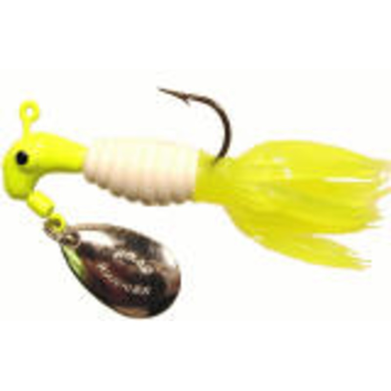 Blakemore Crappie Tamer 1/16oz 2ct White/Chartreuse