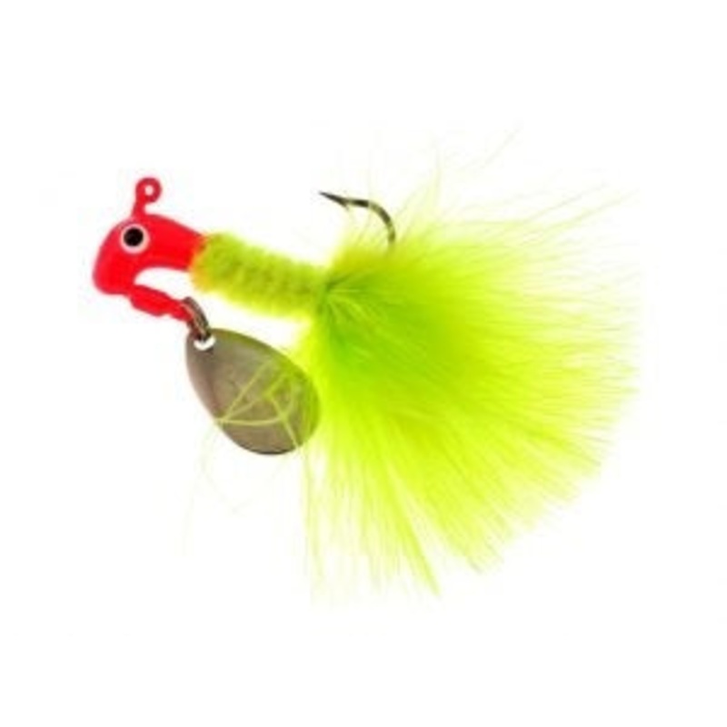 Blakemore Road Runner Maribou 1/32oz Red/Chartreuse 12/cd