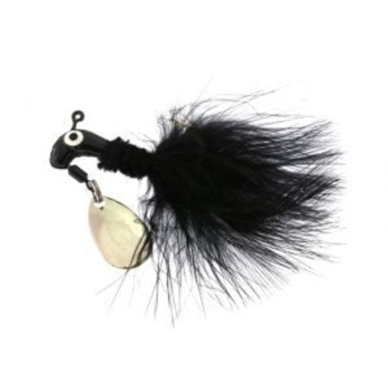 Blakemore Road Runner Maribou 1/4oz  Black 12/cd