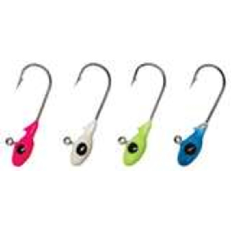 Bobby Garland Mo Glo Jig Head 1/24oz 10ct Chartreuse Glo