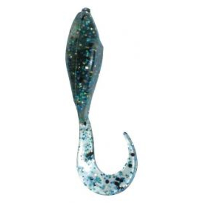 Bass A Curly Shad 2in 10ct Fire Cracker