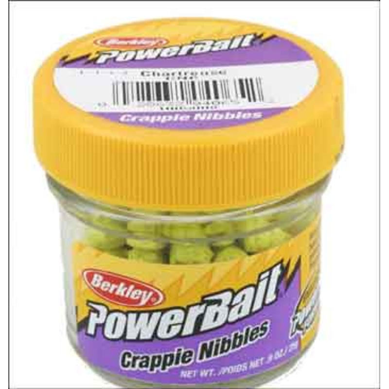 Berkley Crappie Nibbles .90oz Chartreuse