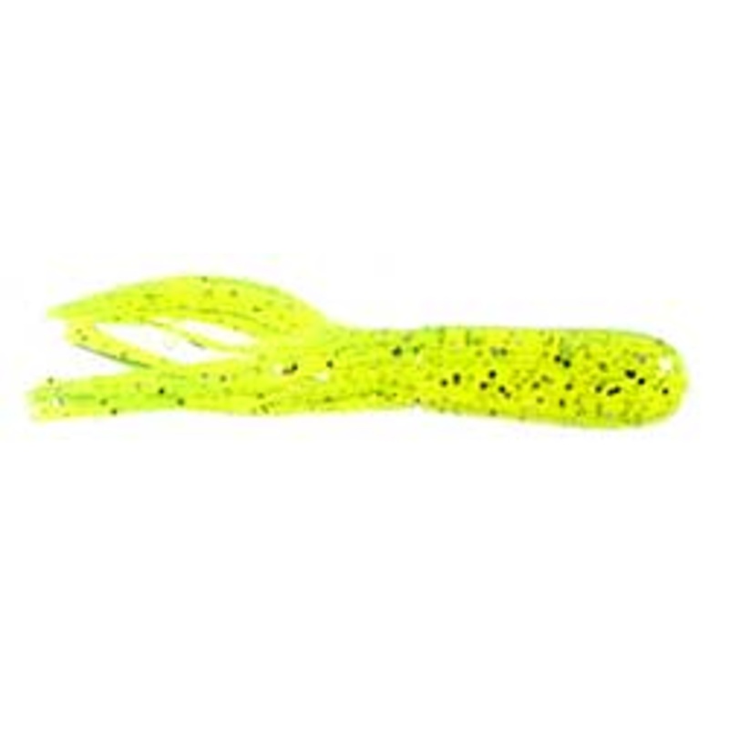 Big Bite Crappie Tubes 1.5" 10ct Chartreuse Sparkle