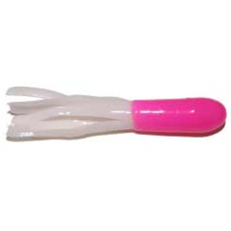 Big Bite Crappie Tubes 1.5" 10ct Pink/Pearl