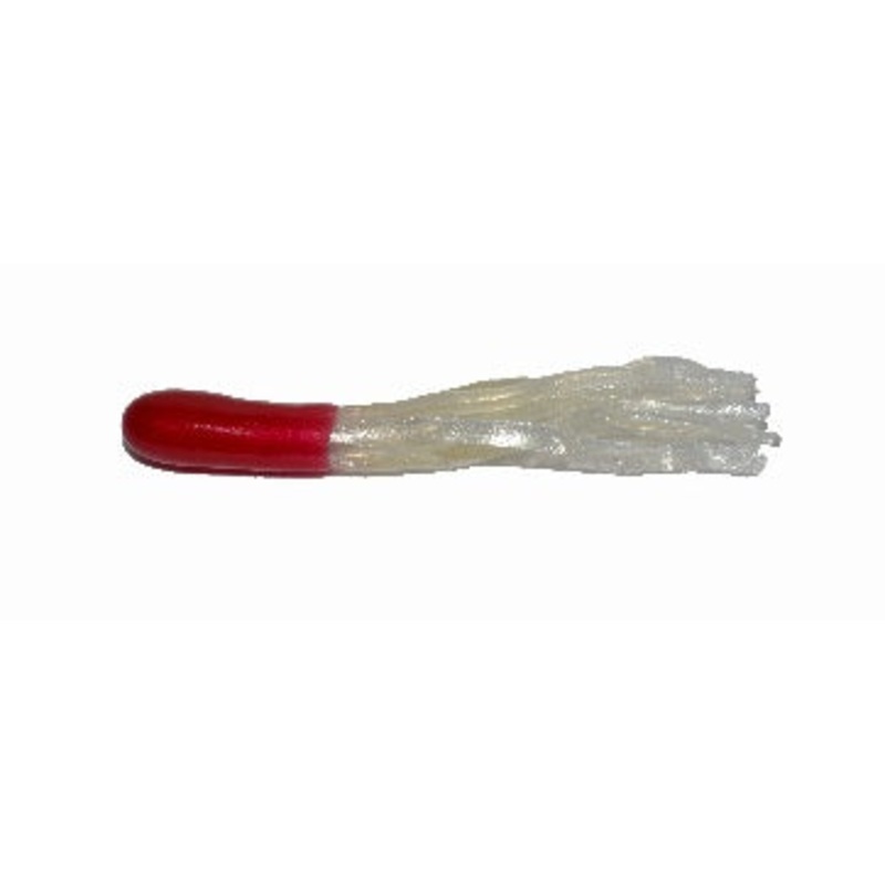 Big Bite Crappie Tubes 1.5" 10ct Red Pearl