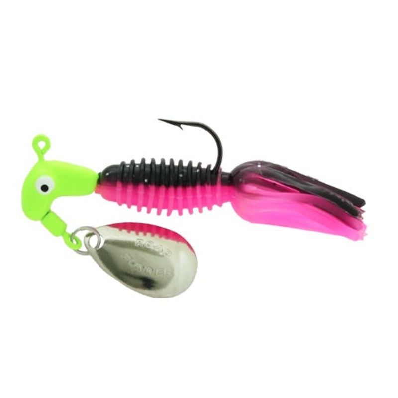 Blakemore Crappie Tamer 1/8oz 2ct Chart/Black/Pink