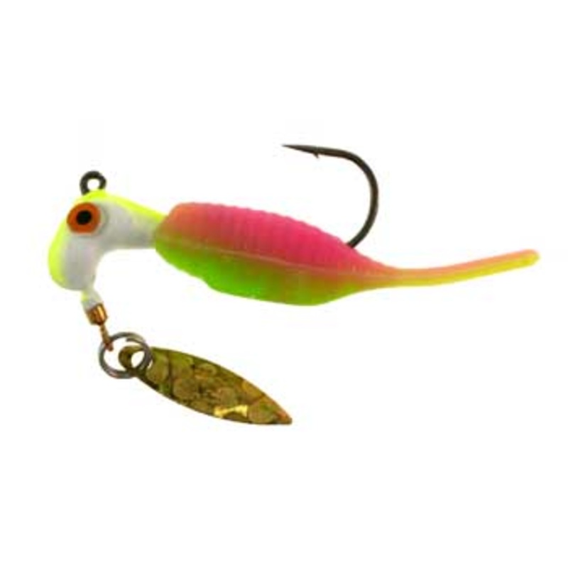 Blakemore Reality Shad 1/16oz 2pk Rainbow Sherbert